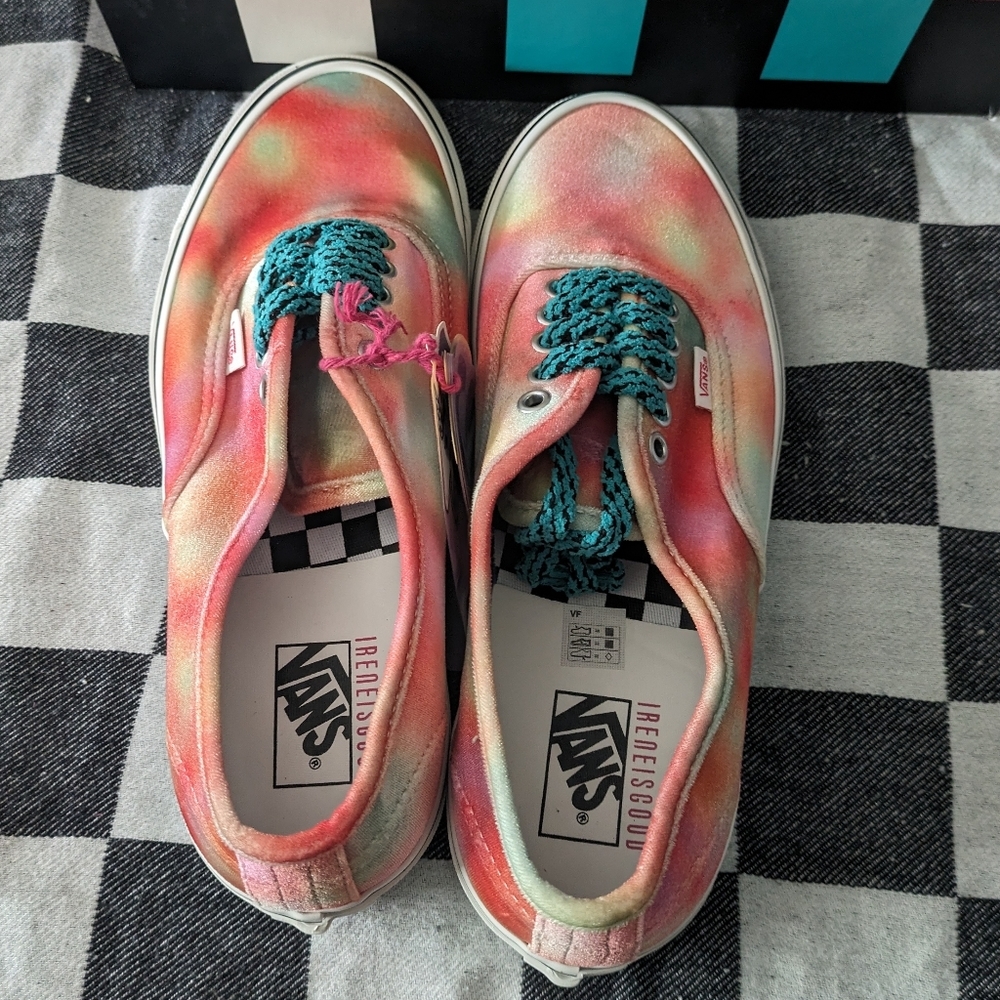 Vans Authentic 44 D Multicolor Felt Women 10.5 Irene Is Good Release 10/28/2022 - Picture 11 of 11